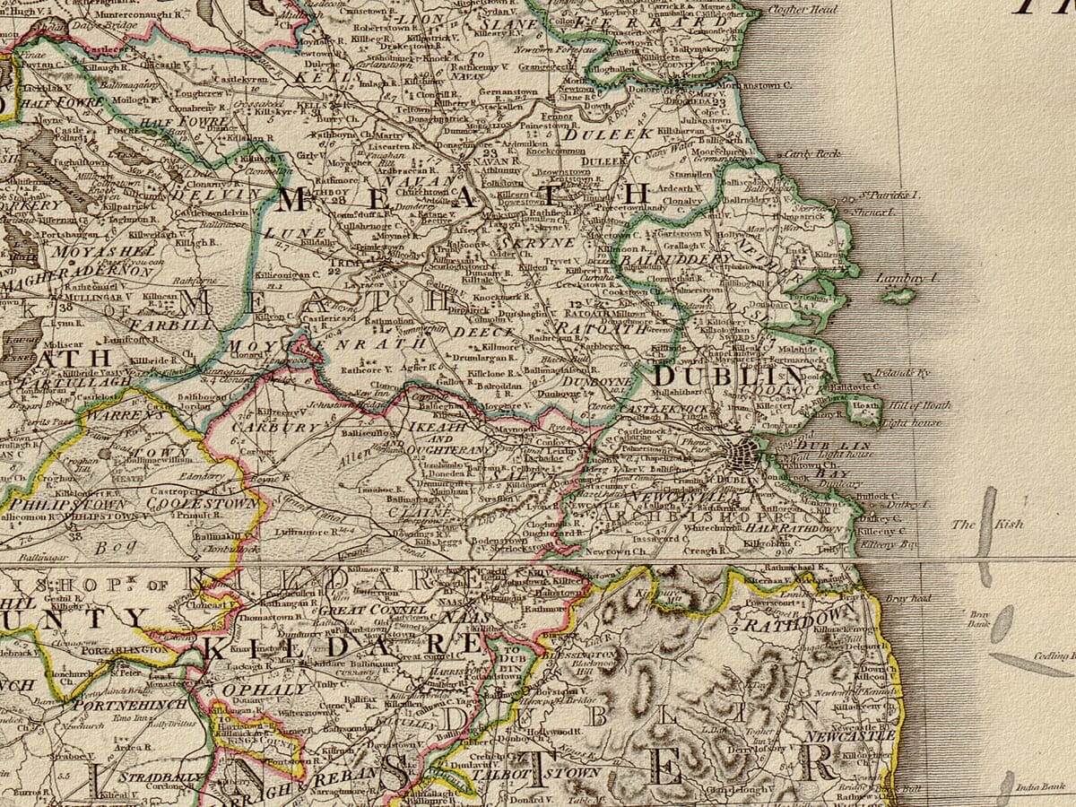 Ireland Beaufort Map Detail