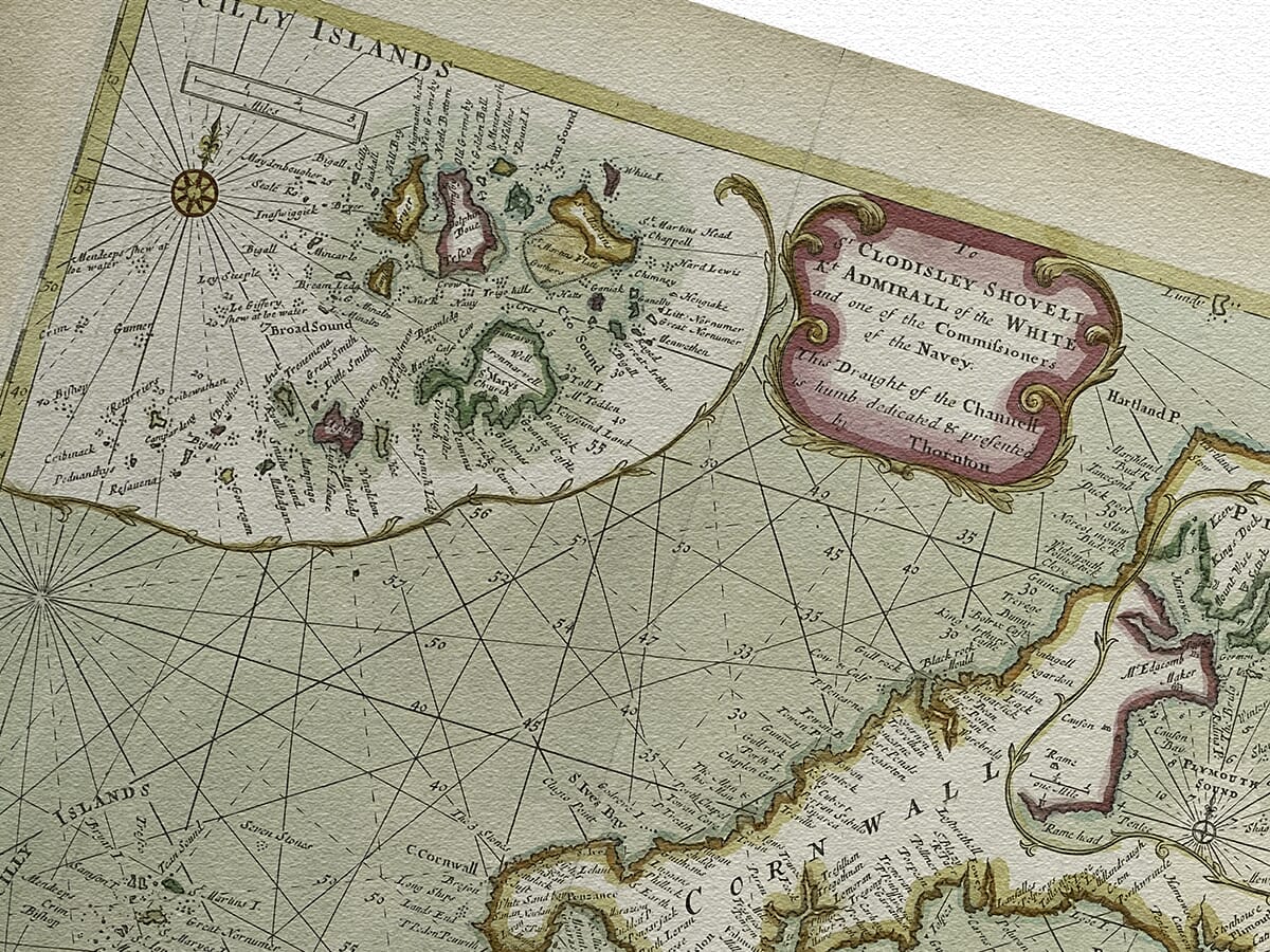 Old English Channel Map