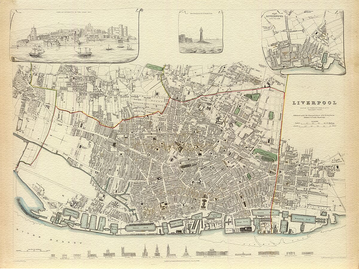 Old Map Liverpool