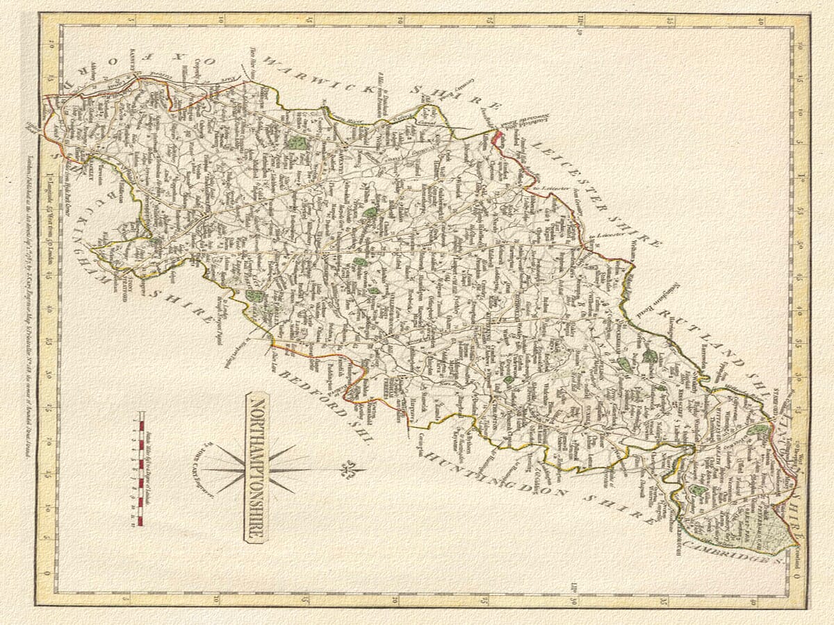Northampton Carey Map