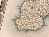Old Cornwall Map Greenwood Detail