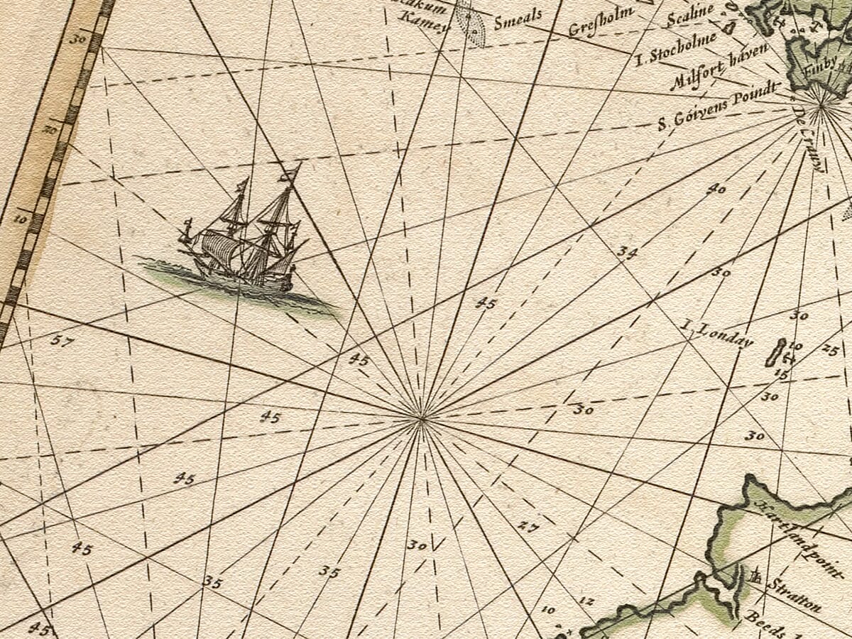 Old English Channel Map