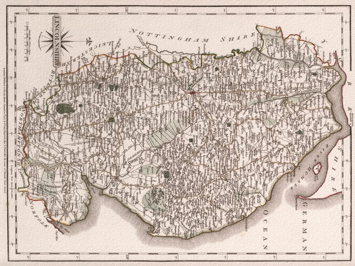 Old Lincoln Map
