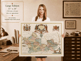 Old Map of Berkshire Large Edition