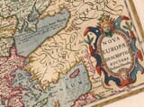 Old Map of Europe detail 2