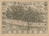Old Map of Tudor London