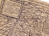Paris Town Plan detail Old Paris Map