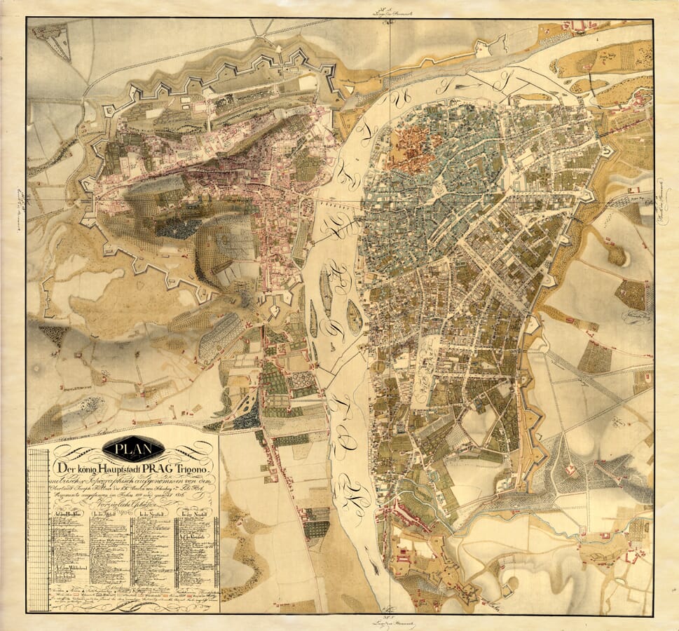 Old Prague Map