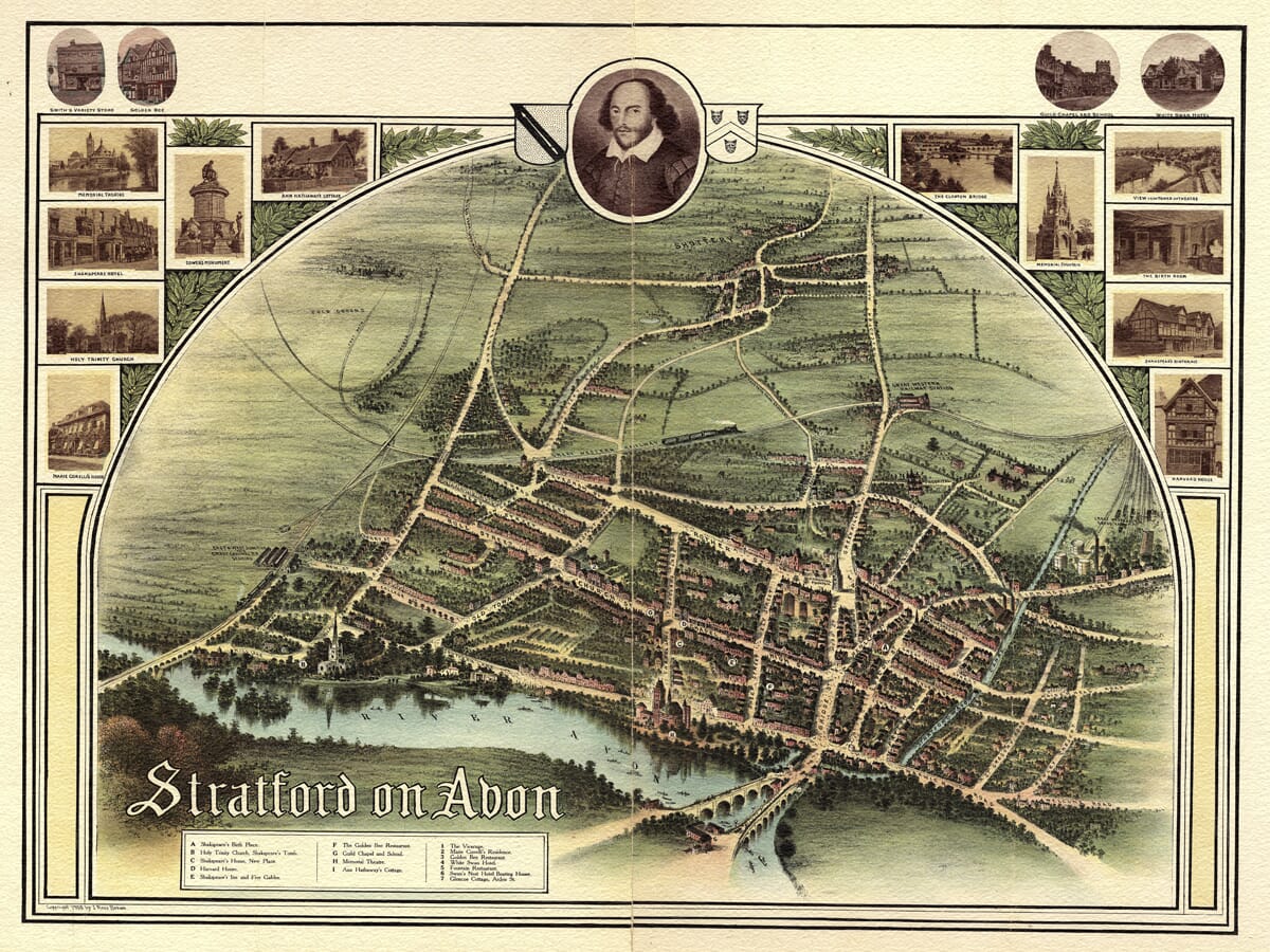 Stratford-upon-Avon Map