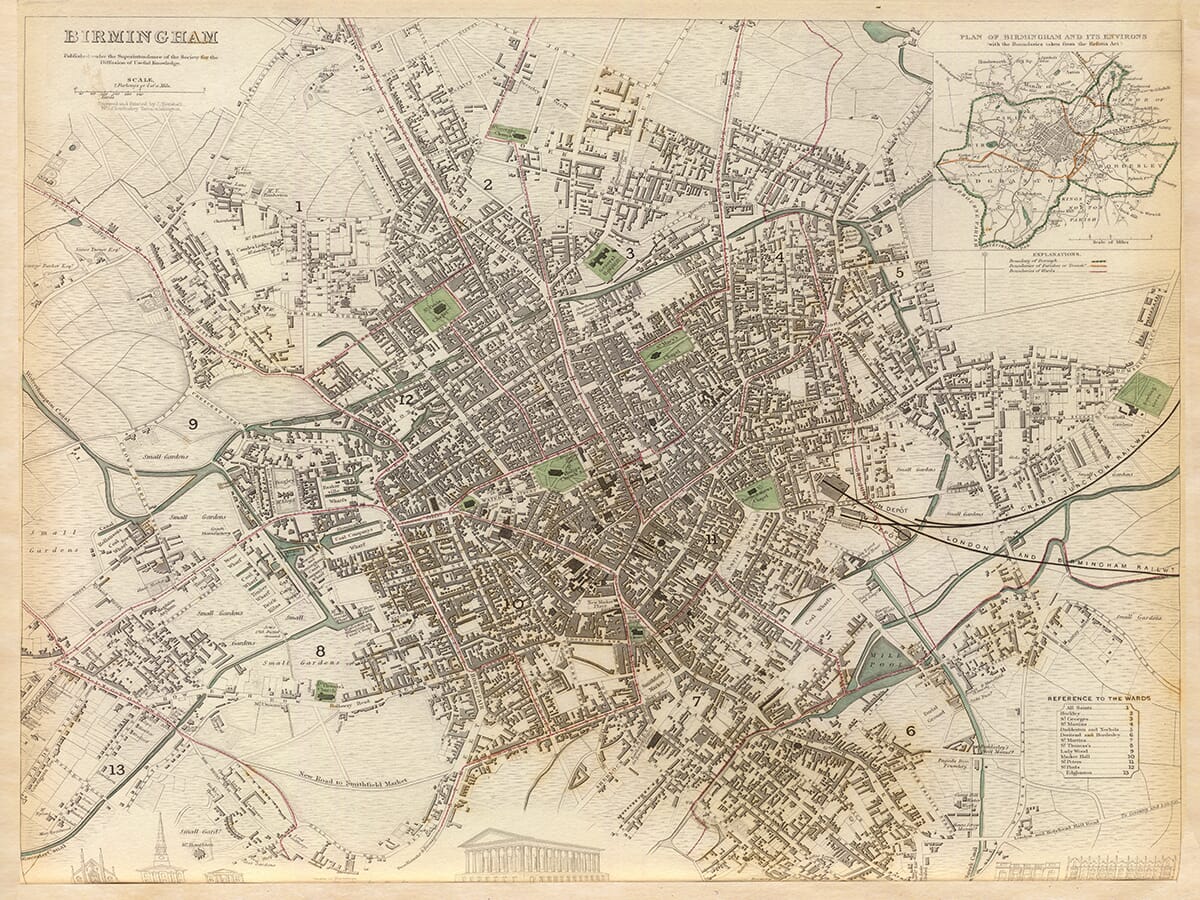 Town Plan Birmingham