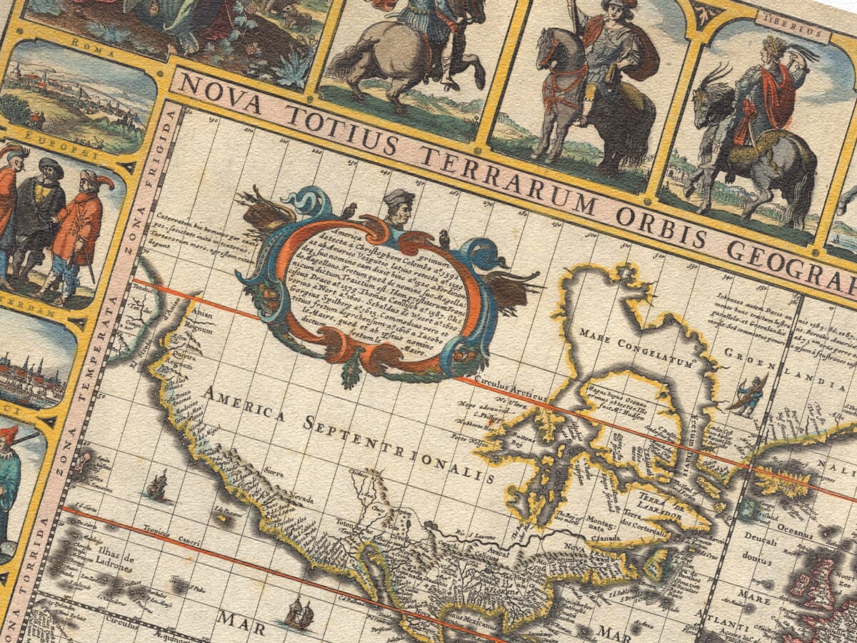 Visscher map detail