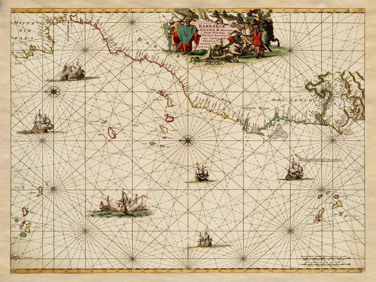 Antique Sea Chart