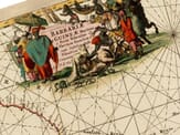 Antique Sea Chart Detail Antique Sea Chart Detail