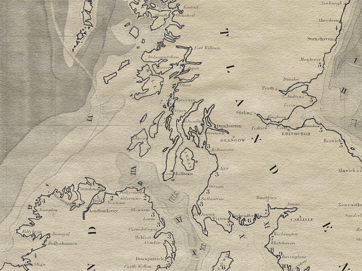 british isles seas detail