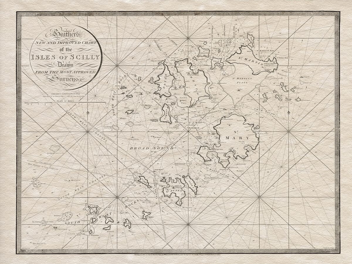 isles of scilly map