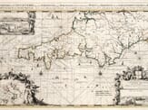 large old sea chart