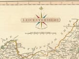 leicester map 1787 detail 1 1787 John Cary detail