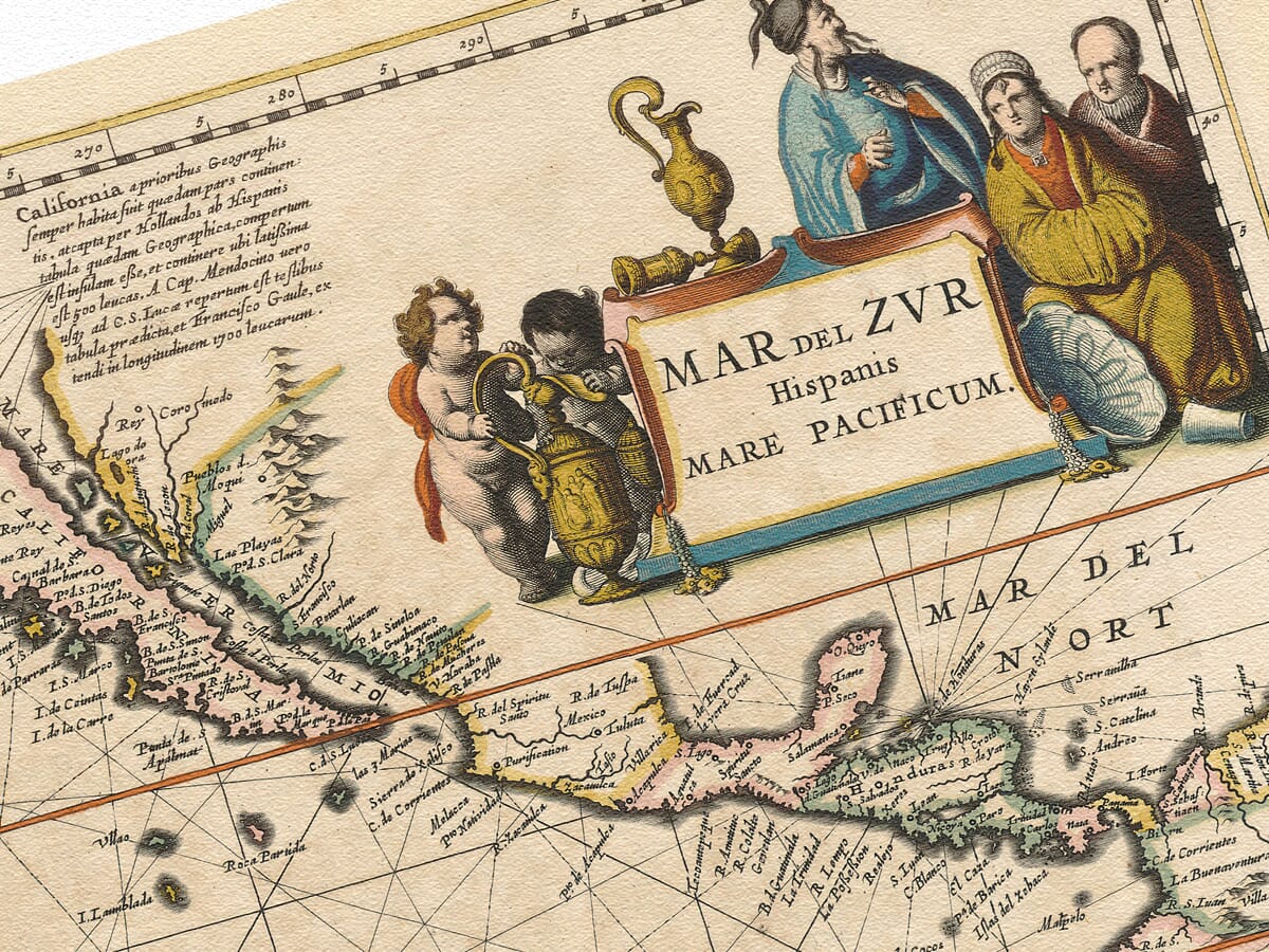 pacific sea chart detail