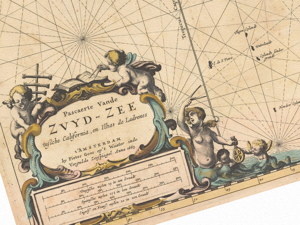pacific chart 1663