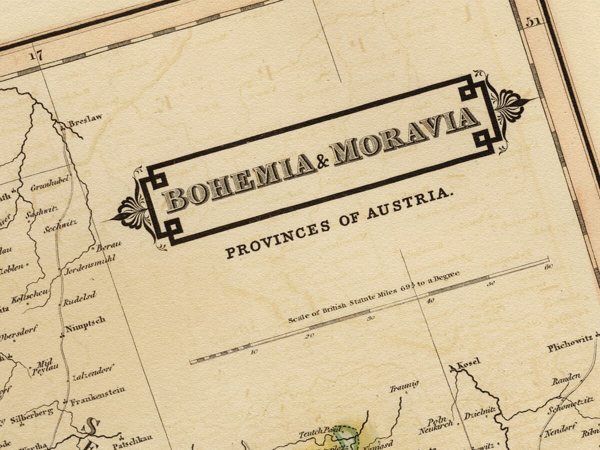 Old Map Bohemia
