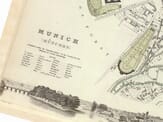 Extraordinary Detail Old Munich Map