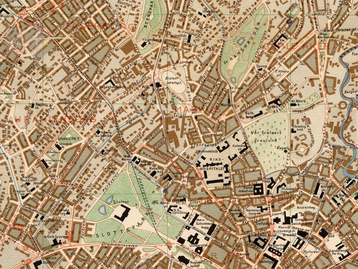 Old Map Oslo