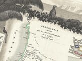 Old Senegal Map Detail Old Senegal Map Detail
