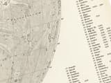 old map of moon detail
