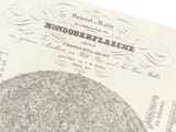 old map of moon detail
