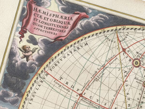 ornamental map detail
