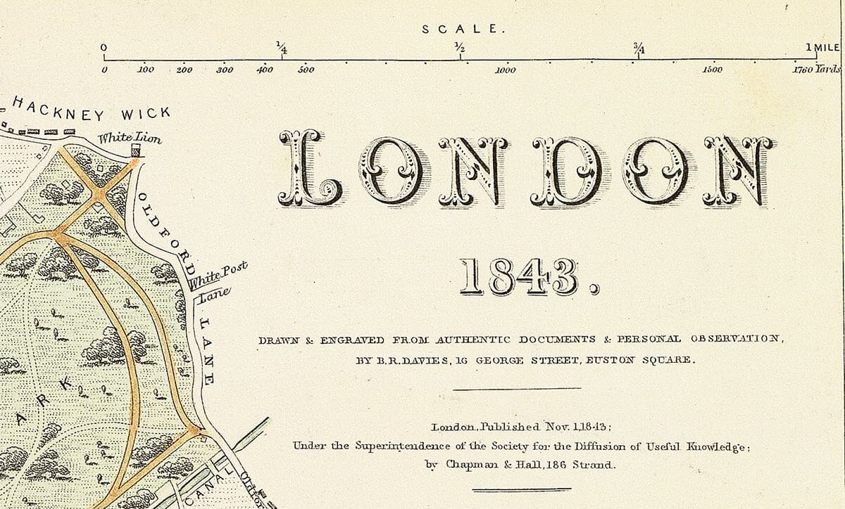 old london city 1843 london sduk title piece