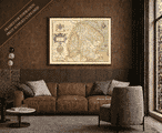 Framed display example – print supplied unframed