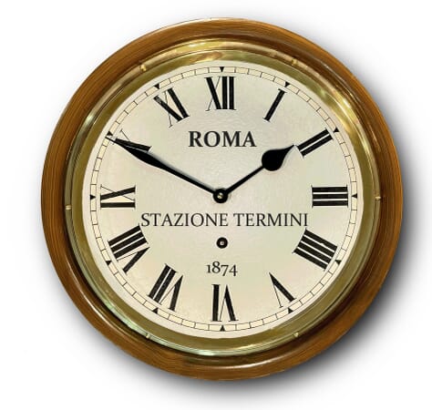 Reproduction Railway Clock Rome