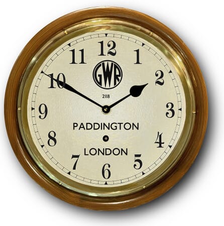 London GWR Clock