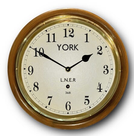 Quality Retro Station Clock