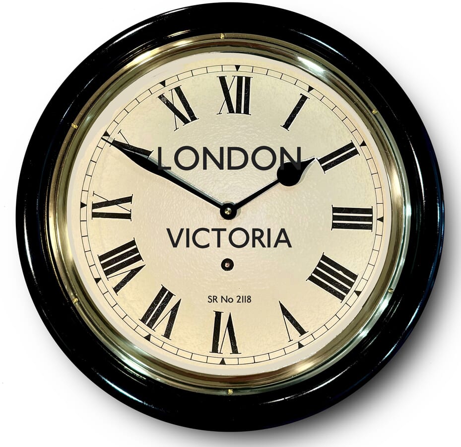 London Station Clock Victoria
