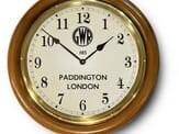 Paddington Station Clock Large Wood Arabic Dial