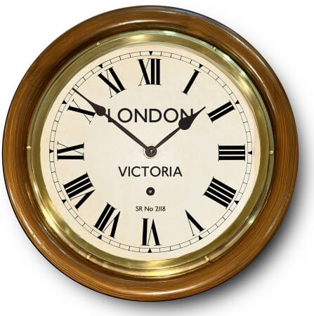 Large London Victoria Clock