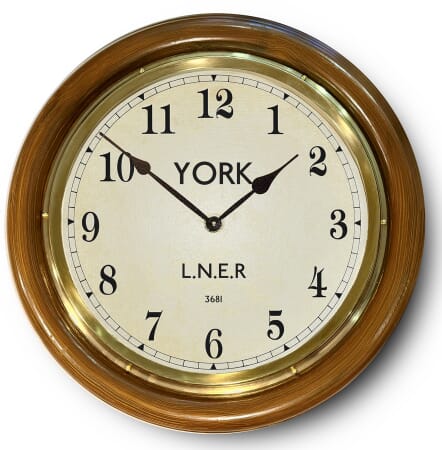York Station Clock Arabic