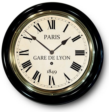 Paris Railway Clock