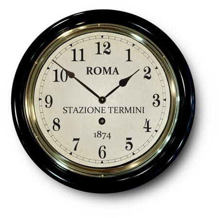 Roma Termini railway station clock