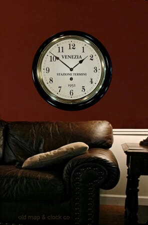 Vintage Clock Reproduction Arabic Dial