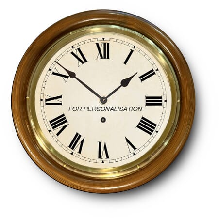 Personalised Railway Clock