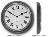 Medium Clock width and depth 2 Dimensions