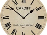 Cardiff Station Clock Large Size on wall