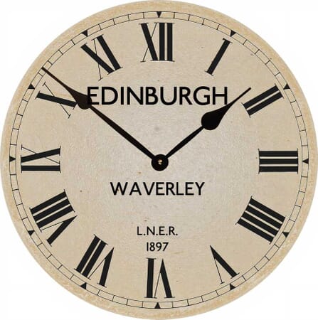 Edinburgh Railway Station Clock