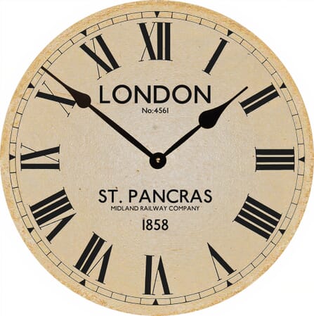 London Station Clock - St Pancras
