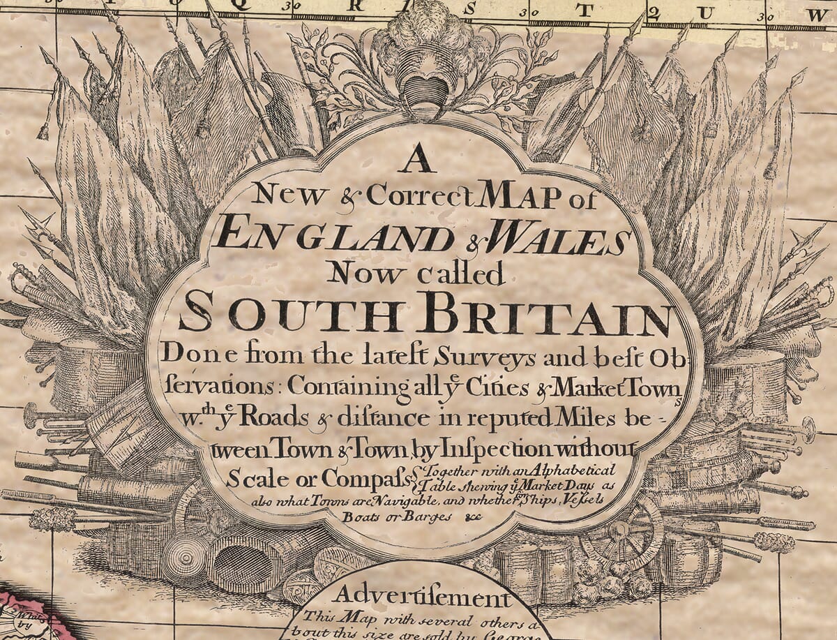 Old Britain Map Title
