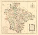 Vintage Map Devon by Benjamin Donn