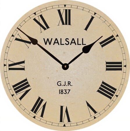 Walsall Reproduction Railway Station Clock